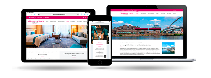 Hotel Crowne Plaza by Webdesign Maastricht